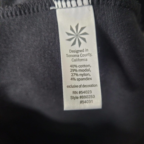 Athleta Celebration black Dress sz Med petite MP Ponte Knit Stretch long sleeve - Picture 4 of 7